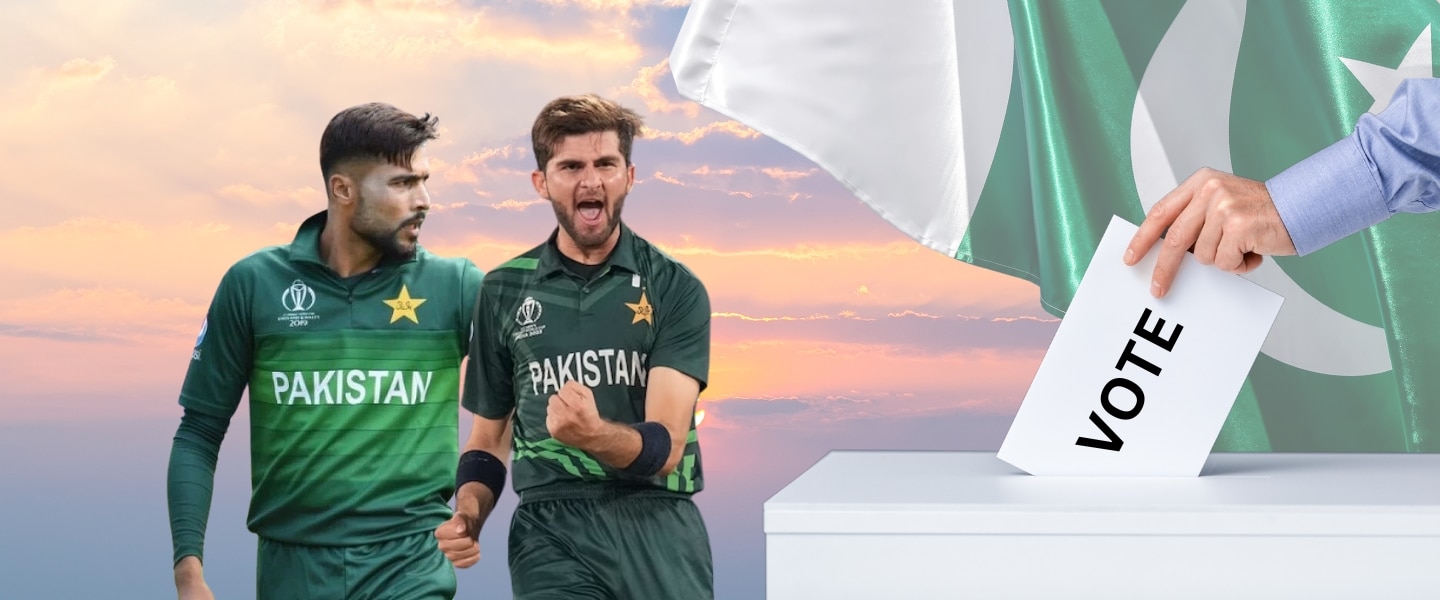 Pakistani Cricketers Encourage Voters to Speak Up On Elections Day 8 February.
